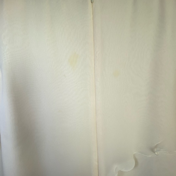 ⭐️VINTAGE Holly Harp for Bergdorf Goodman Silk Chiffon 70s Tiered Shift Dress - Picture 10 of 14